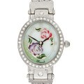 Marcel Drucker Collection Women's Oval Rose Dial Watch