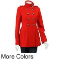 Miss Sixty Women's Military-style Wool Coat