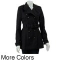 Miss Sixty Women's Belted Wool Blend Trench Coat