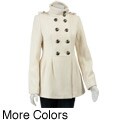 Miss Sixty Women's Cable Wool Blend Coat