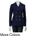 MICHAEL Michael Kors Women's Double-breasted Short Wool Coat