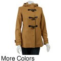 MICHAEL Michael Kors Women's Hooded Toggle Button Coat