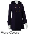 MICHAEL Michael Kors Women's Hooded Babydoll Wool Coat
