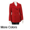 AK Anne Klein Women's Double-breasted Wool Coat