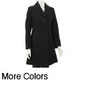 AK Anne Klein Women's Single-breasted Walker Coat