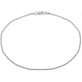 Sterling Silver Twisted Chain Anklet