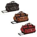 CalPak Champ Plaid 21-inch Rolling Duffel Bag