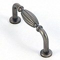Weathered Nickel Country French Cabinet Pulls (Pack of 10)
