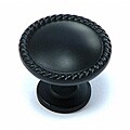 Matte Black Newport Cabinet Hardware Knob (Pack of 5)