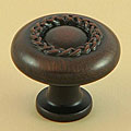 Oil-rubbed Bronze Rope Cabinet Knobs (Pack of 5)