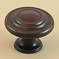 Oil-rubbed Bronze Three-ring Cabinet Knobs (Pack of 10)