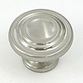 Satin Nickel 3-ring Cabinet Hardware Knob Pulls (Pack of 25)