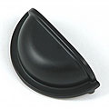 Matte Black Cup Cabinet Pull Handles (Pack of 5)