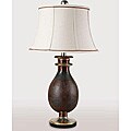 Copper Wire Accents Cordovan Table Lamp