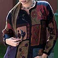 Alpaca Wool 'Floral' Sweater (Peru)
