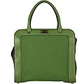 Marc Jacobs 'Penn' Leather and Canvas Satchel