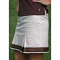 Golftini Women's Pink/Brown Saddle Stitch Skort