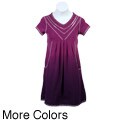 Hype Girl's Sequined V-neck Dress