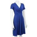 Donna Morgan Women's Pleated Solid Jersey Dress