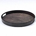 Kamra Ebony Non-slip 14-inch Serving Tray