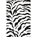 Zebra Print Rug (7'10 x 10'10)
