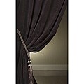 Signature Espresso Velvet Curtain Panel (48 in. x 84 in.)