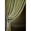 Signature Mint Velvet Curtain Panel (48 in. x 96 in.)