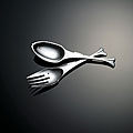 Yamazaki Gone Fishin' 2-piece Salad Server Set