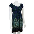 Tiana B. Women's Border Print Ruched Dress