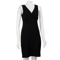 Tiana B. Women's Pintuck Surplice Dress