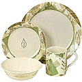 Corelle Impressions Textured Leaves 16-piece Dinnerware Set