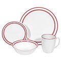 Corelle Livingware Classic Cafe Red 16-piece Dinnerware Set