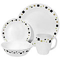 Corelle Livingware Geometric 16-piece Dinnerware Set