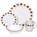 Corelle Livingware Hot Dots 16-piece Dinnerware Set