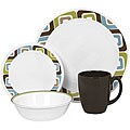Corelle Livingware Squared 16-piece Dinnerware Set