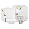 Corelle Square Cherry Blossom 16-piece Dinnerware Set