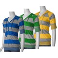 Derek Heart Junior's Stripe High-waist Hooded Top