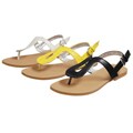 Bamboo by Journee Women's Keyhole Vamp Sandals
