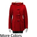 London Fog Women's Short Wool Toggle Coat