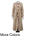 London Fog Women's Long Trench Coat