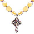 Citrine and Amethyst 'Lemon Starlight' Pendant Necklace (India)