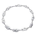 Sterling Silver 'Happy Minnows' Anklet (Indonesia)