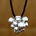 Sterling Silver 'Bubbles' Necklace (Indonesia)