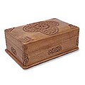 Walnut 'Medallion' Jewelry Box (India)