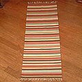 Peruvian 'Earthy Stripes' Wool Runner Rug (2' x 5')