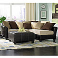 Portica Bi-cast Vinyl Sectional Sofa