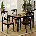 Monica 5-piece Black Dinette Set