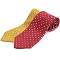 Brioni Polka Dot Silk Necktie