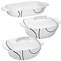 Corelle Coordinates Simple Lines 5-piece Casserole Set