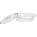 CorningWare French White Bake and Serve Casserole Dish with Lid